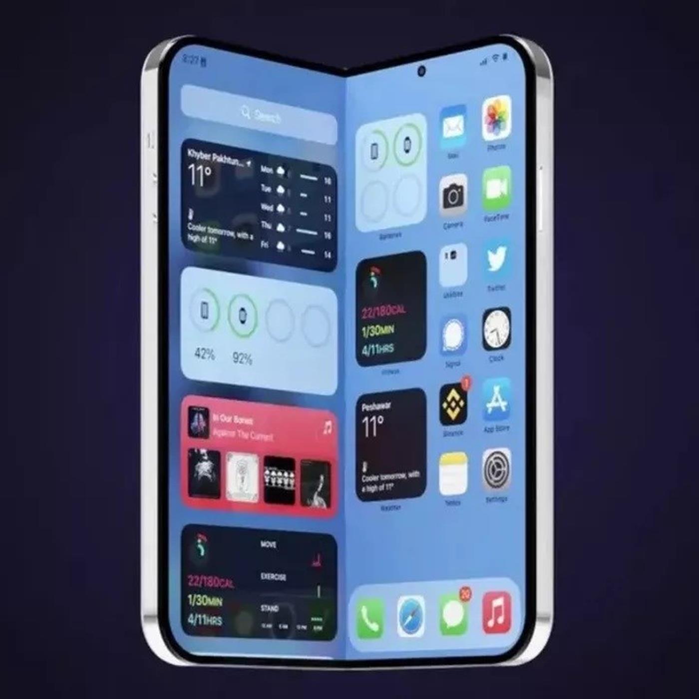iPhone Fold’un ekran boyutları Belli Oldu