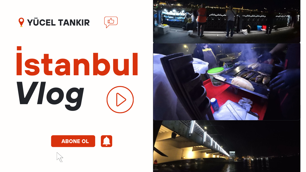 Galata Köprüsünde Balık Ekmek